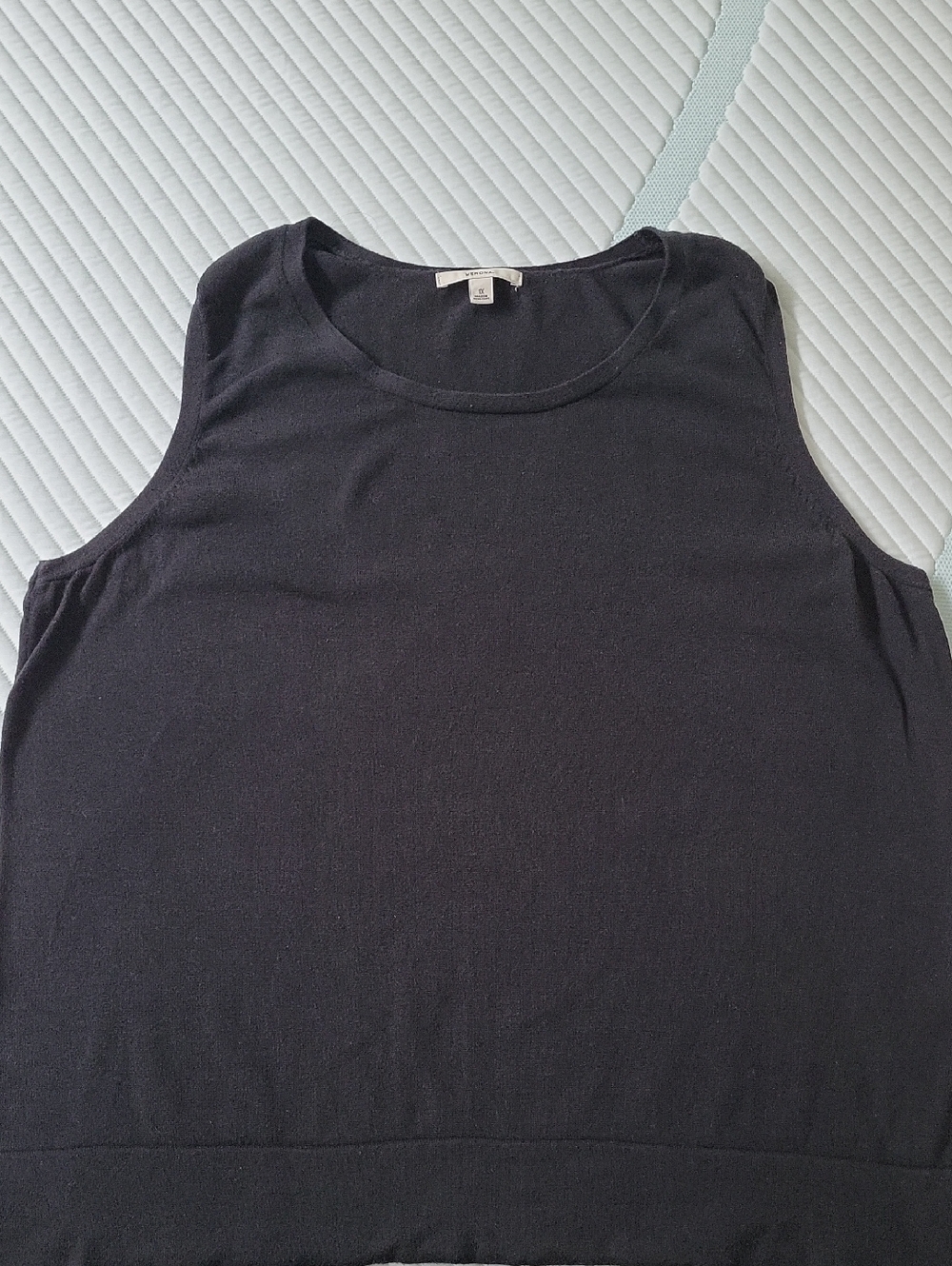 Merona Black Sleeveless Crewneck Tank